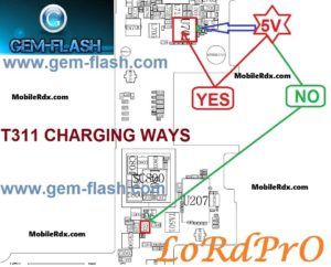 Samsung Galaxy Tab 3 T311 Charging Problem Jumper Solution 300x242