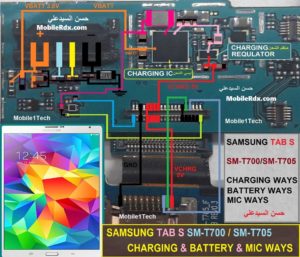 Samsung Galaxy Tab S T700 Charging Problem Jumper Solution 300x257