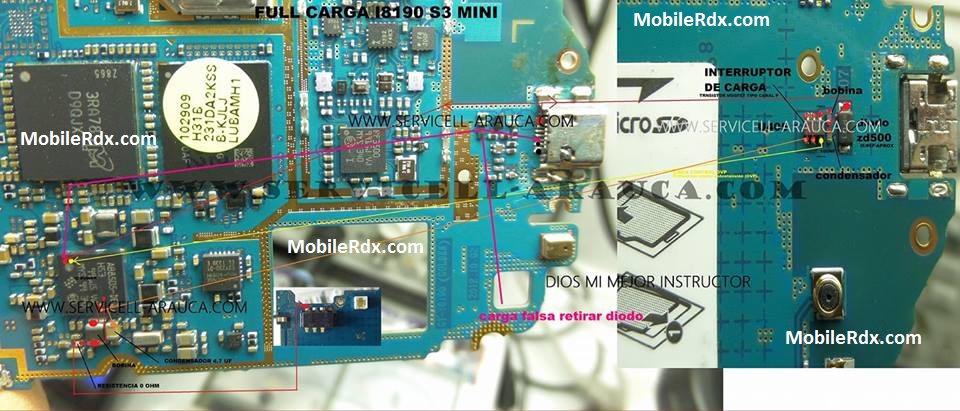 Samsung I8190 Charging Ways Solution Full Charging Jumper