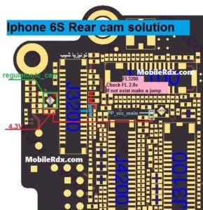 iPhone 6s Rear Camera Problem Jumper Solution 290x300