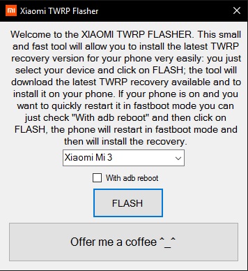 Download XIAOMI TWRP Recovery Flasher Tool - Download XIAOMI TWRP Recovery Flasher Tool