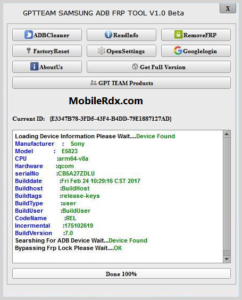 GPT Team Samsung ADB FRP Tool V1.0 Download 242x300
