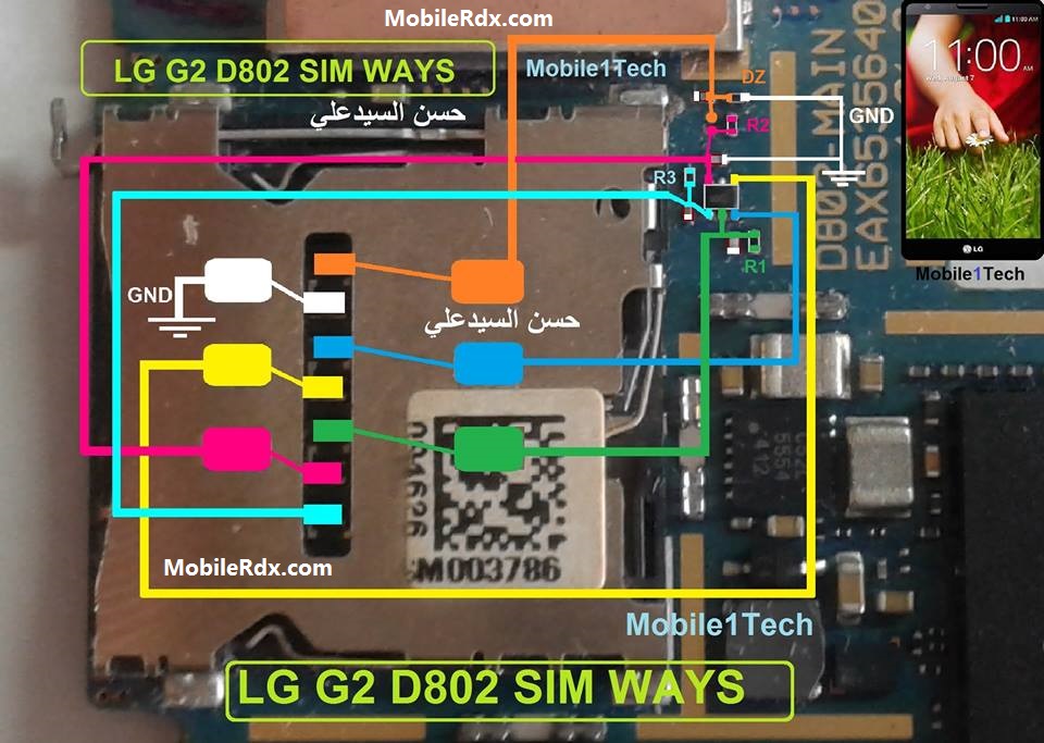 LG G2 D802 Sim Card Ways Insert Sim Card Solution