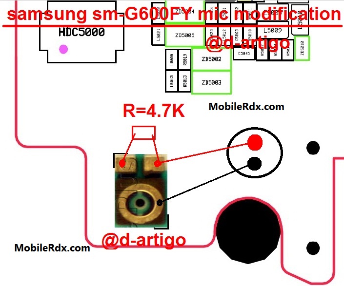 Samsung Galaxy On7 G600FY Mic Problem Jumper Solution Samsung Galaxy On7 G600FY Mic Problem Jumper Solution