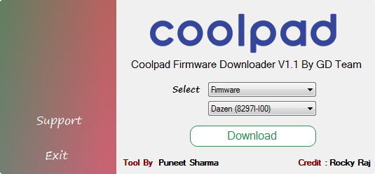 Download Coolpad Firmware Downloader V1.1 - Download Coolpad Firmware Downloader V1.1
