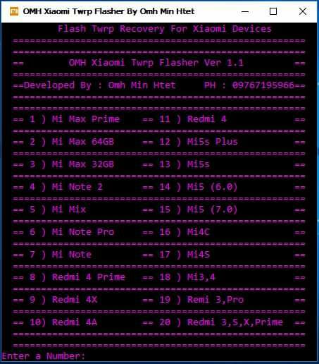 Download Xiaomi TWRP Flasher Tool V1.1 Download Xiaomi TWRP Flasher Tool V1.1