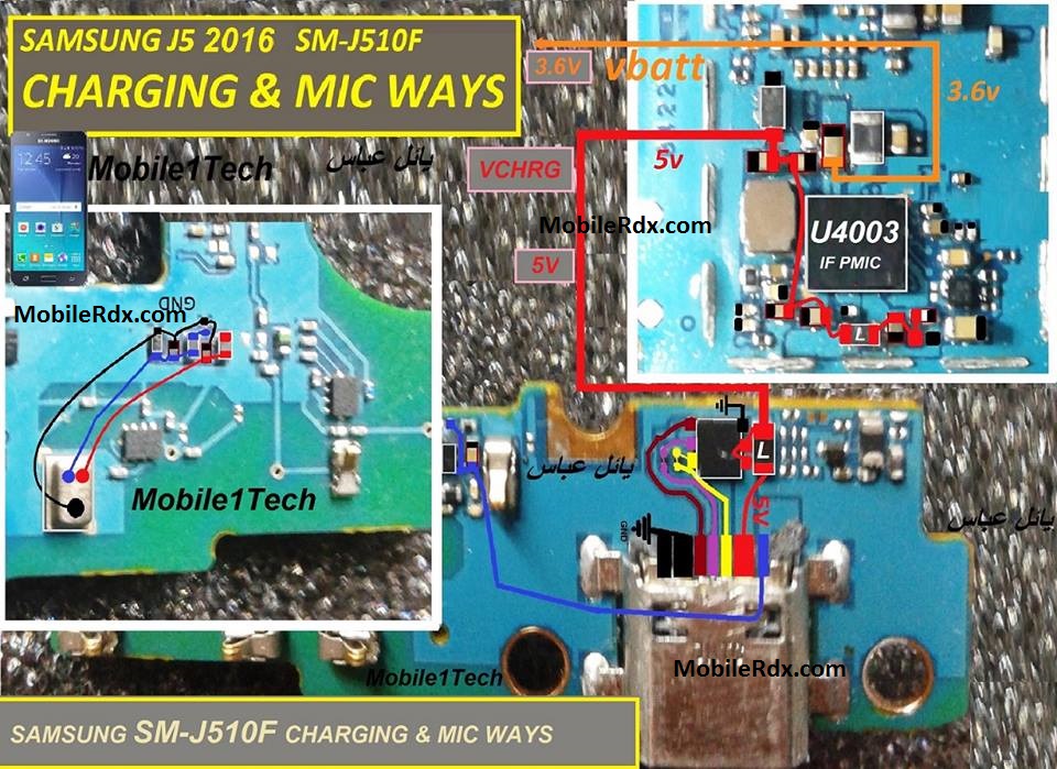 Samsung Galaxy J5 J510F Usb Ways Charging Problem Jumper