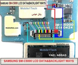 Samsung Galaxy C5 C5000 Backlight Ways Display Jumper Solution 300x252