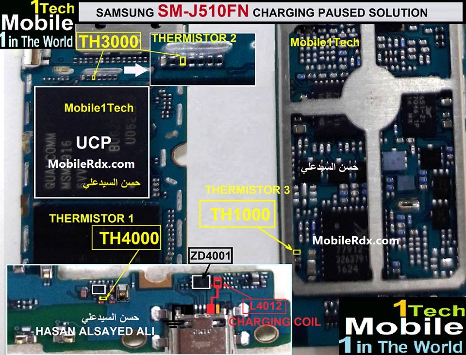 Samsung Galaxy J5 J510FN Charging Paused Problem Repair ...