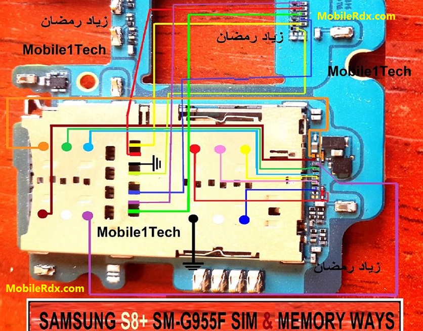 Samsung Galaxy S8 Memory Card Ways MMC Jumper Solution