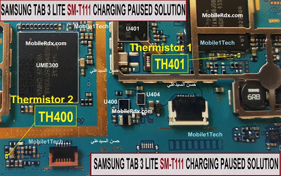 Samsung Galaxy Tab 3 Lite Charging Paused Problem Repair ...