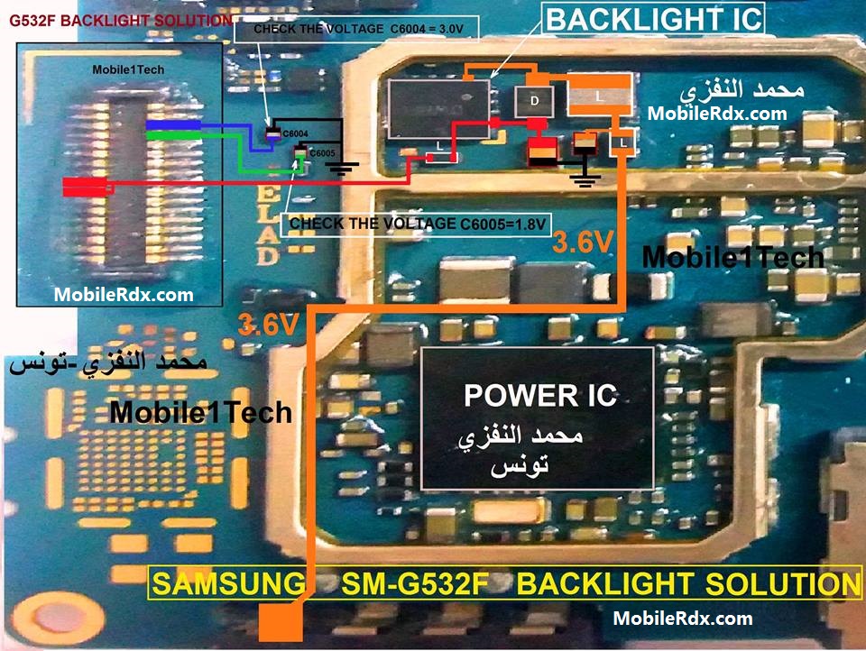 Samsung Grand Prime Plus G532F Backlight Ways Jumper Solution