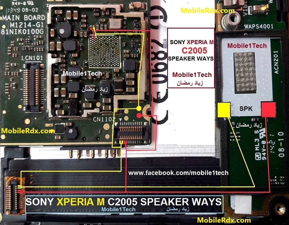 Sony Xperia M C2005 Speaker Ways Ringer Jumper Solution