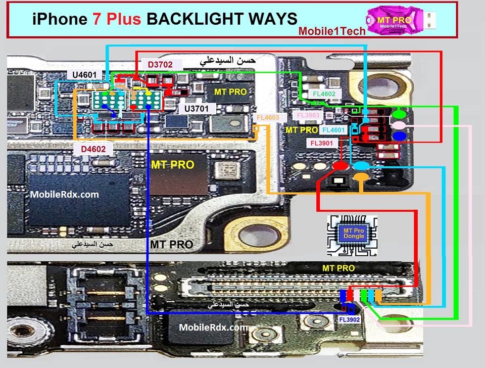 iPhone 7 Plus Backlight Ways Display Jumper Solution