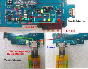 Samsung Galaxy J7 J700F Charging Jumper Solution USB Ways 300x235