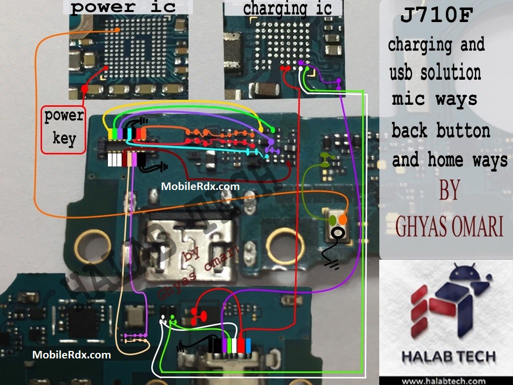 Samsung Galaxy J7 J710f Charging Ways Solution Usb Jumper