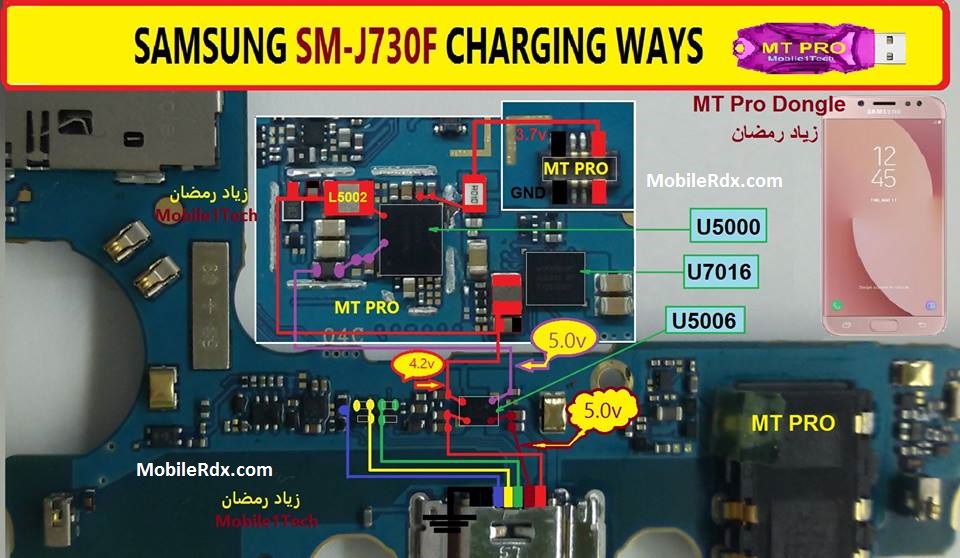 Samsung Galaxy J7 J730f Charging Ways Usb Jumper Solution