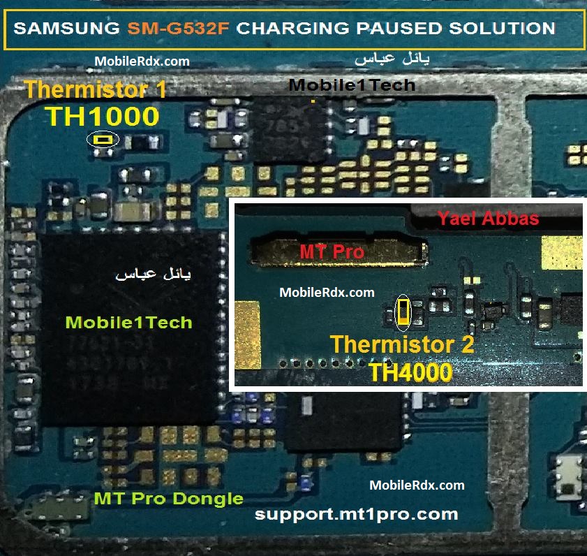 Samsung SM-G532F Charging Paused Problem Repair Solution