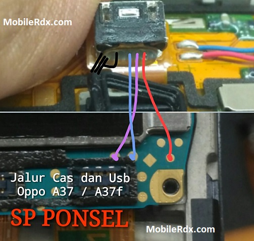 Oppo A37 A37F Not Charging Solution USB Ways
