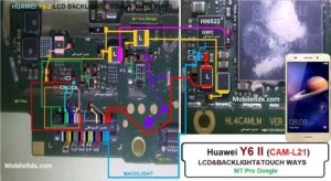 Huawei Y6II Backlight Ways Touchscreen Jumper Solution 300x164
