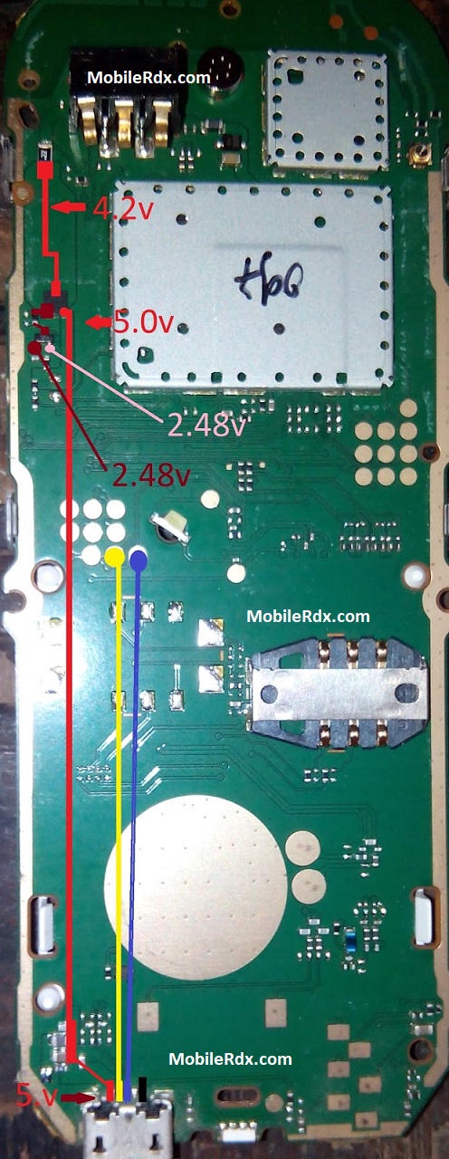 Nokia 105 RM-1134 Charging Ways USB Problem Jumper