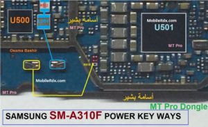 Samsung Galaxy A3 A310F Power Key Ways On Off Button Jumper 300x184