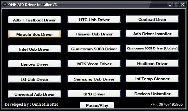 Download OMH Aio Driver Installer V3