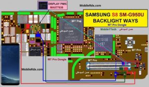 Samsung Galaxy S8 G950U Backlight Ways Display Problem Solution 300x175