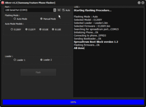 Download Aliver v1.2 Samsung Feature Phone Flasher 300x220