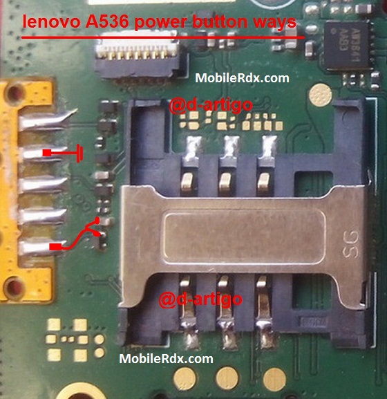 Lenovo A536 Power Switch Ways Power Key Jumper Solution