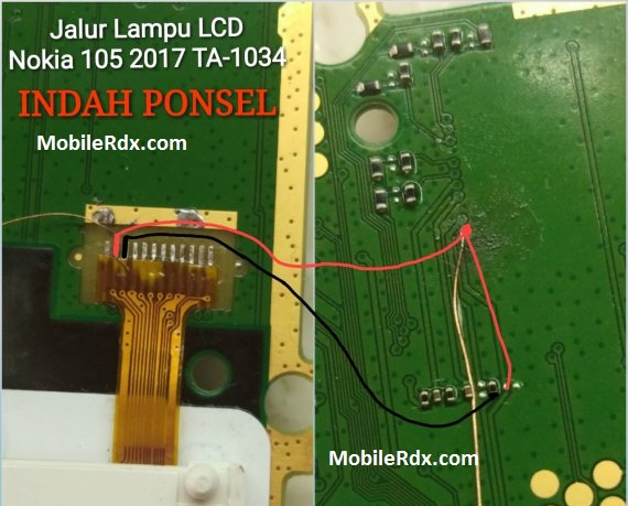 Nokia 105 2017 TA 1034 LCD Light Ways Backlight Solution