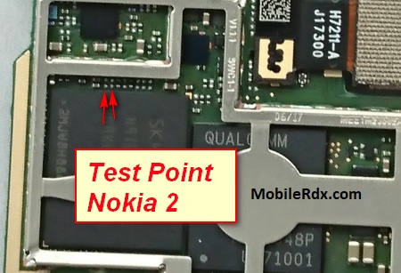 Nokia 2 TA 1029 Test Point For Flashing EDL Mode Ways