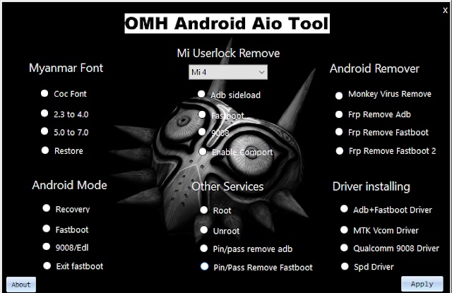 Download OMH Android All In One Tool 2018