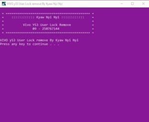 Download Vivo Y53 User Lock Removal Tool Delete Screen Lock 300x245