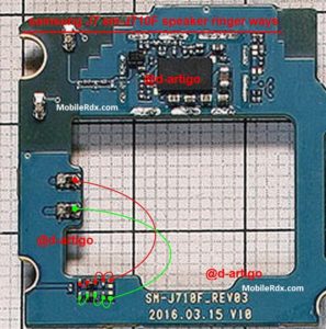 Repair Samsung Galaxy J7 J710F Speaker Not Working Problem 297x300