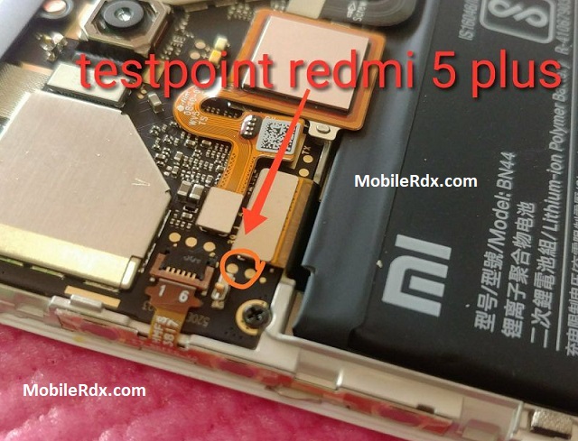 Xiaomi Redmi 5 Plus Test Point Boot Into EDL Mode