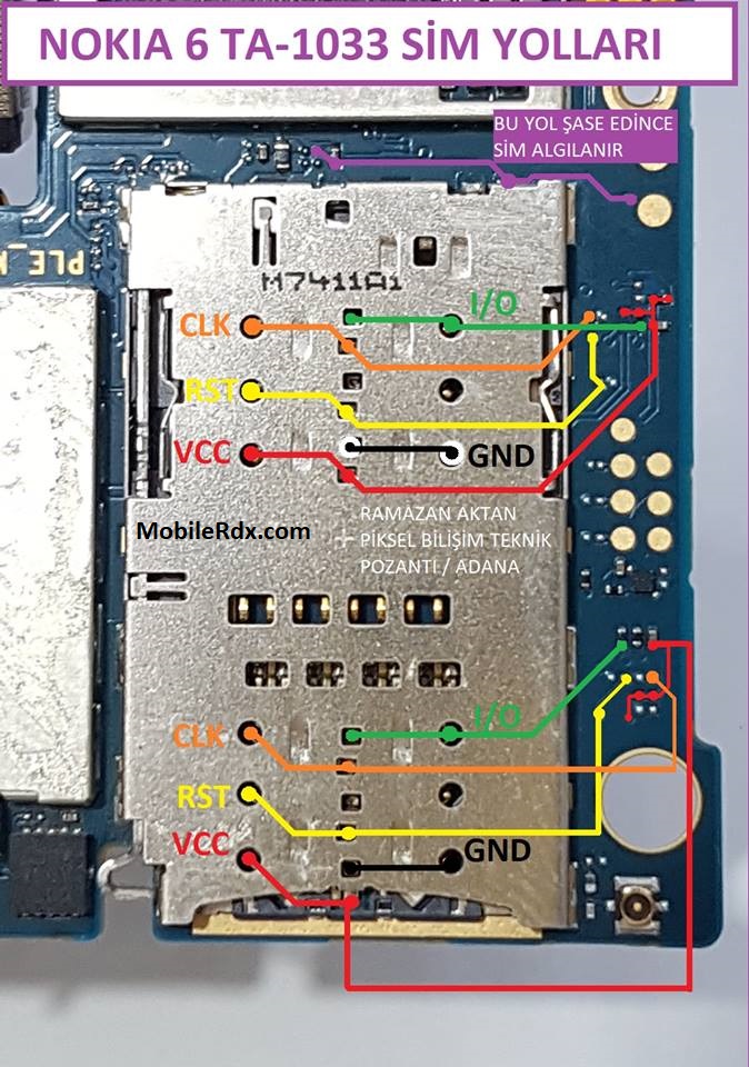 Nokia 6 TA 1033 Sim Card Ways Repair Sim Card Problem