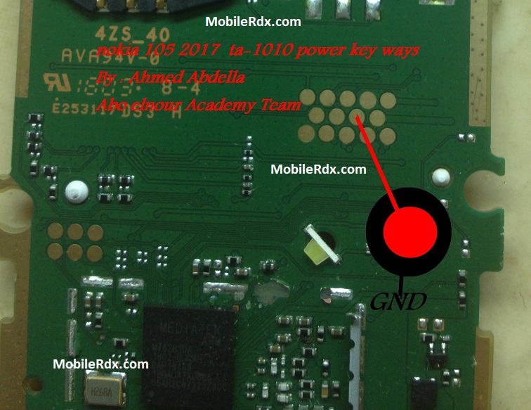 Nokia 105 TA 1010 Power Key Ways On Off Key Jumper Solution