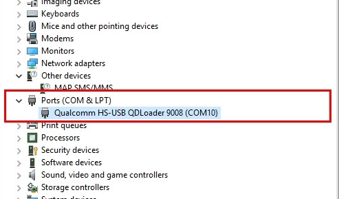 Qualcomm HS QDLoader 9008 Driver Qualcomm HS QDLoader 9008 Driver