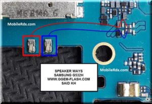 Samsung G532H Speaker Ways Problem Jumper Solution 300x206