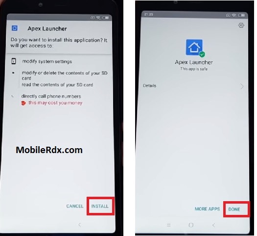install apex launcher