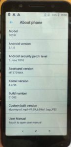 Alcatel 5059l FRP remove done 145x300