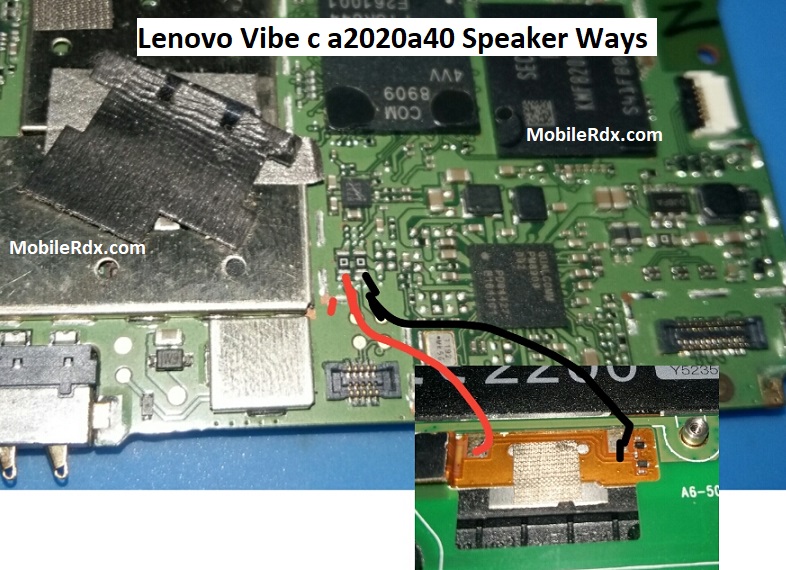 Lenovo Vibe c a2020a40 Speaker Ways Solution Ringer Jumper