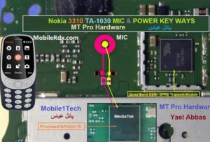 Nokia 3310 TA 1030 Mic Problem Repair Solution Mic Ways 300x203