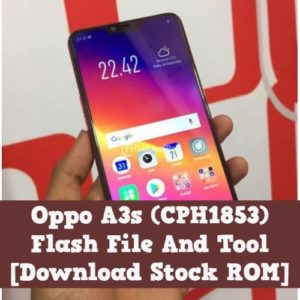 Oppo A3s ODM CPH1853 Flash File And Tool Download Stock ROM 300x300