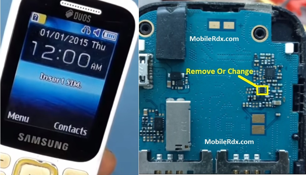 Samsung B310E Headphone Mode Problem Solution audio jack solder diagram 