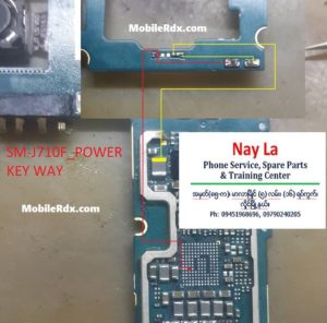 samsung j7max power button price