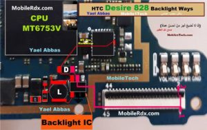 HTC Desire 828 Display Light Solution Backlight Ways 300x189