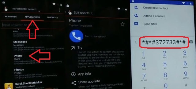 Nokia 8 FRP bypass download quickshortmaker and dial code