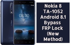 Nokia 8 TA 1052 Android 8.1 Bypass FRP Lock New Method 1 300x192